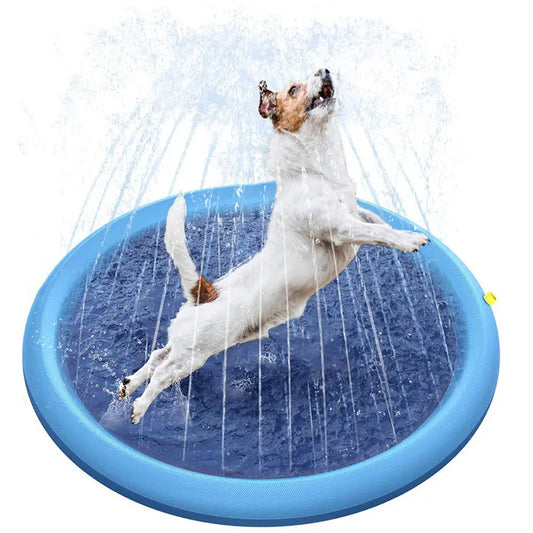 Pet Sprinkler Pad│Play Cooling Mat & Swimming Pool