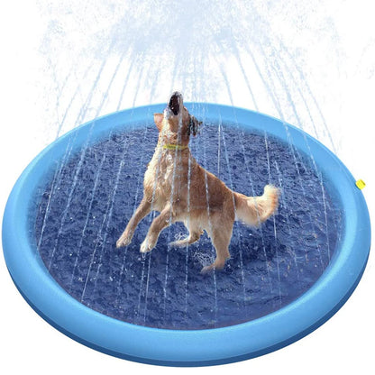 Pet Sprinkler Pad│Play Cooling Mat & Swimming Pool