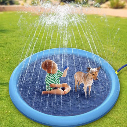 Pet Sprinkler Pad│Play Cooling Mat & Swimming Pool