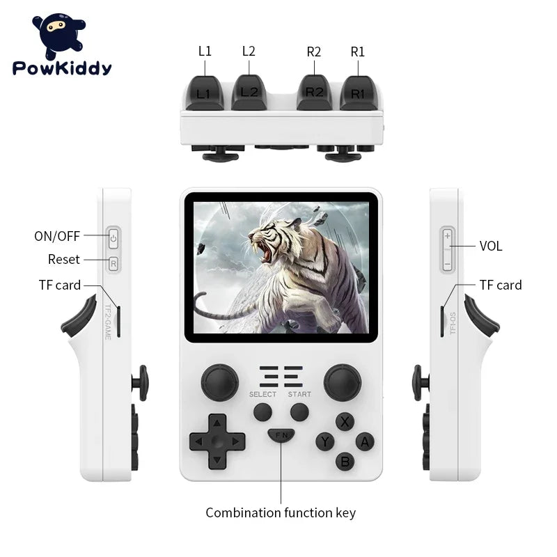 PixelPlay™ Handheld Game Console│Dual Card Children's Gifts Video