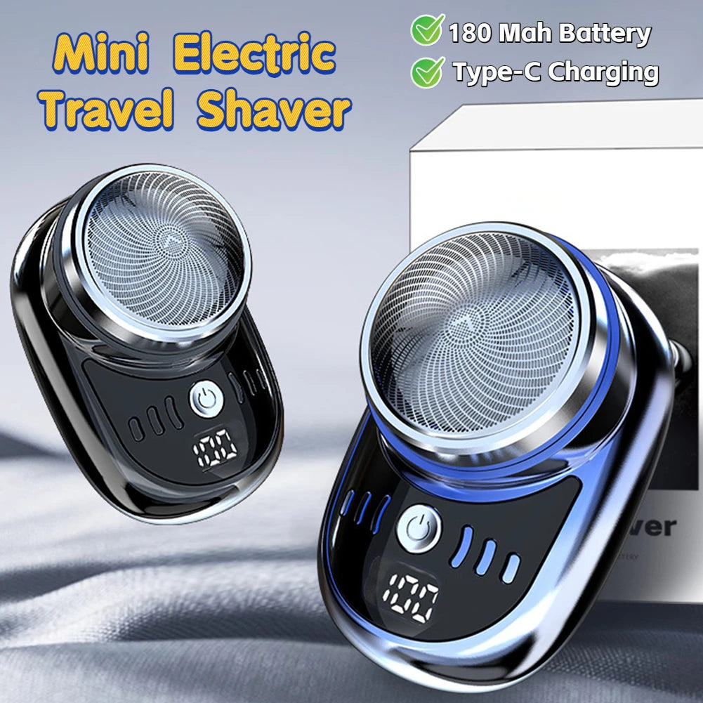 Mini Portable Electric Shaver - Your Travel Companion for Effortless Grooming