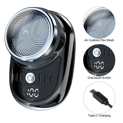 Mini Portable Electric Shaver - Your Travel Companion for Effortless Grooming