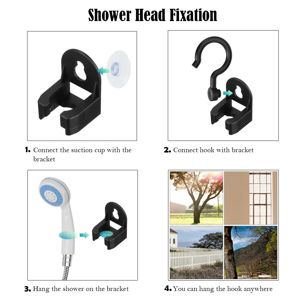 Rechargeable Portable Camping Shower │Outdoor Travel, Hiking, Beach & Pet Cleaning