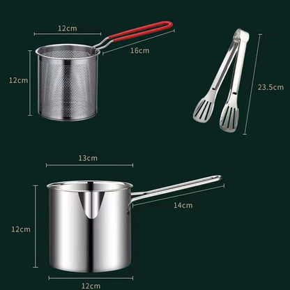 Stainless Steel Frying Pot