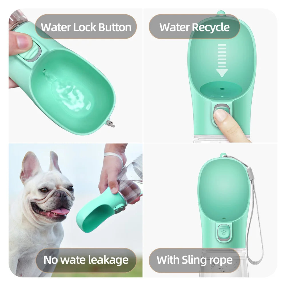 Water Dog Foldable Bottle