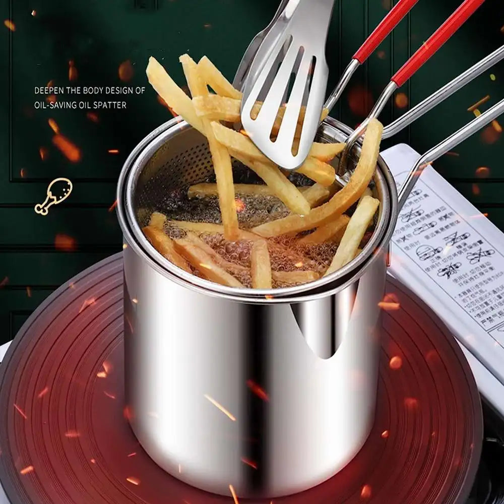 Stainless Steel Frying Pot