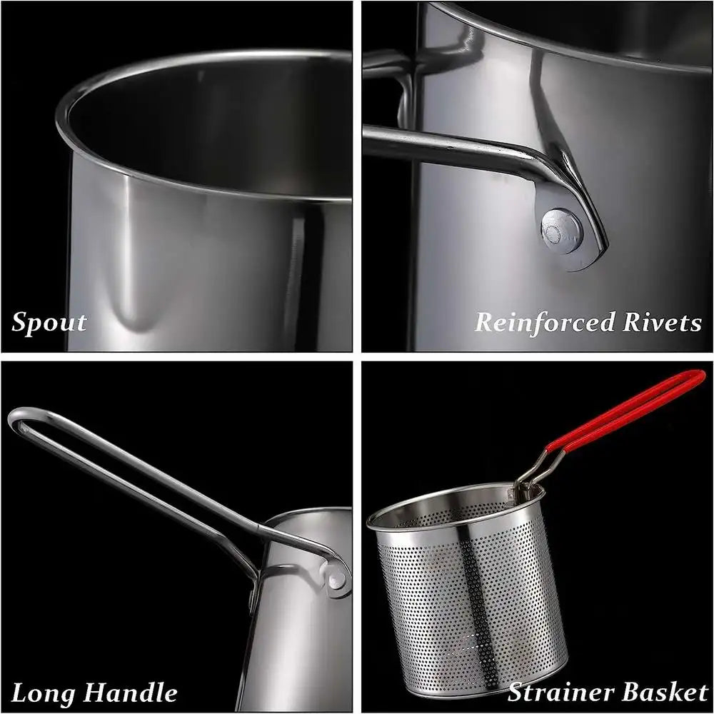 Stainless Steel Frying Pot